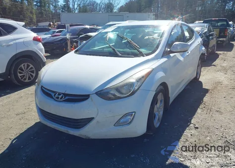 2013 Hyundai Elantra Gls from USA, damaged, VIN 5NPDH4AE2DH411274